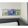pixiepoche Wall-Mounted Bookshelf Space-Saving, Child-Friendly Book Storage Solution