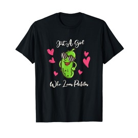 Fun Cute Just A Girl Who Loves Pickles T-Shirt