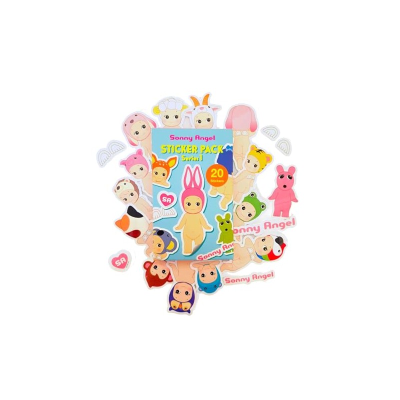 SONNY ANGEL Sticker Pack Serie 1 - Caja de 20