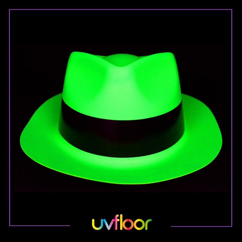 UV FLOOR - Set of 12 Neon Hats (S/M) -
