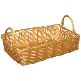 Chidorisangyou SR-041NA Basket, Natural, 8.7 x 5.5 x 3.5 inches (22 x 14 x 9 cm), PE Basket