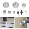 Brazing Hole Saw Set with Positioning Center Drill High Speed