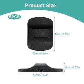 OIHCAZ 5 PCS Colorful Magnetic Slider Replacement for YETI MagSlider Lids, Magnetic Accessories Compatible with YETI Rambler Tumbler 10oz 14oz 16oz 20oz 26oz 30oz
