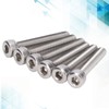 50Pcs Hex Socket Cup Head Screw Galvanized Steel M4 for