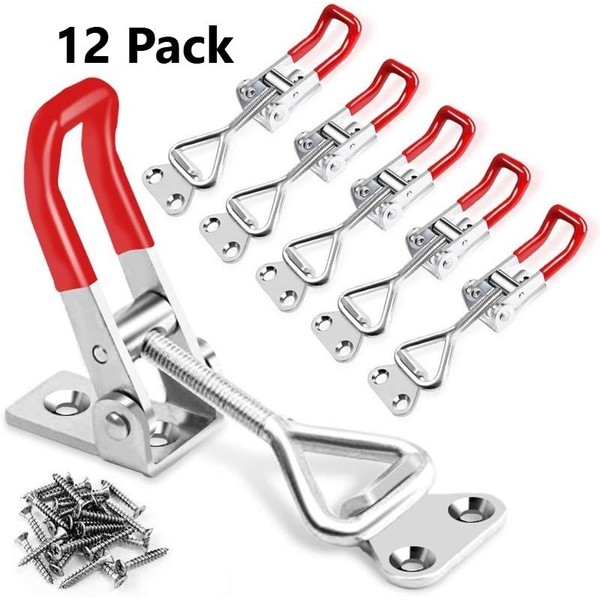 6 Pack Toggle Latch Clamp 4001, Adjustable Latch, Smoker Clamps