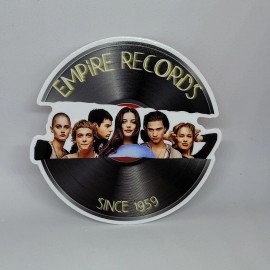MoonlightJadeArt Sticker - Empire Records since 1959 Record Stickers with Cast Sign Black CLASSIC