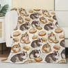 Zeleda Cute Hamster Blanket,Gifts for Cartoon Lovers,Lightweight Flannel Throw Blankets,Adorable