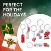 London Keychains - 6-Pack Souvenir Key Rings, 6 Assorted Designs
