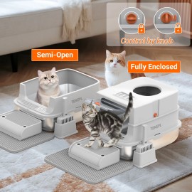 Unbranded Stainless Steel Cat Litter Box For Pet Kitty Litter Box Odor-Free & Easy Clean