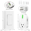 K KASONIC - Wireless Remote Control Outlet, Indoor Remote Light