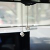 AMIORO Creative Hanging Dice with Dots Car Metal Pendant Rear
