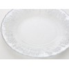 Vetro Felice 349122P Medium Plate Western Tableware Plate, Silver, 8.5