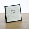 Sixtrees Park Lane 285344(MIF) Black Metal 4x4 inch Photo Frame
