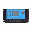 10A Solar Charge Controller,Solar Panel Controller 20Amp Dual USB 12V/24V