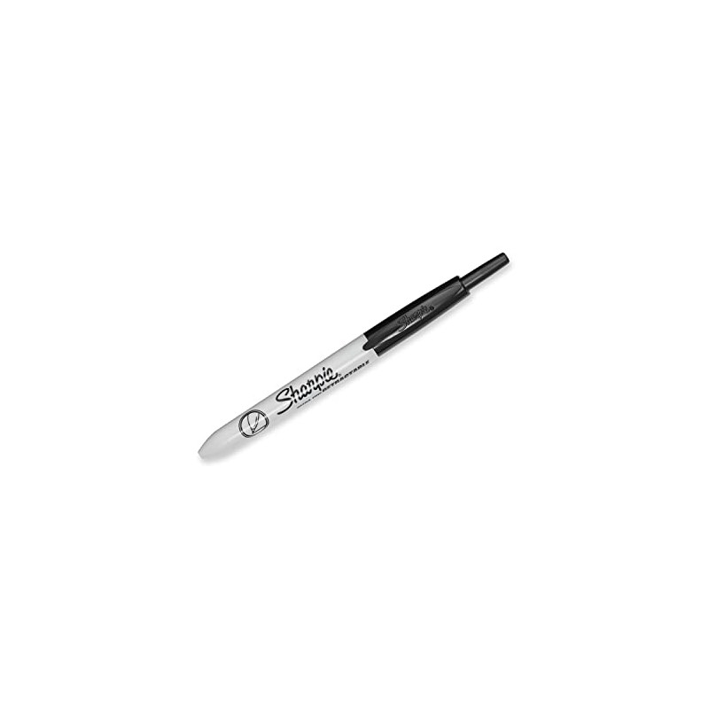 Sharpie Retractable Fine Point marcadores permanentes, (74745pp) (1-Pack de 3),