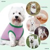 ROZKITCH 2 Pack Dogs Shirts Soft Cotton Solid Dog T-Shirts