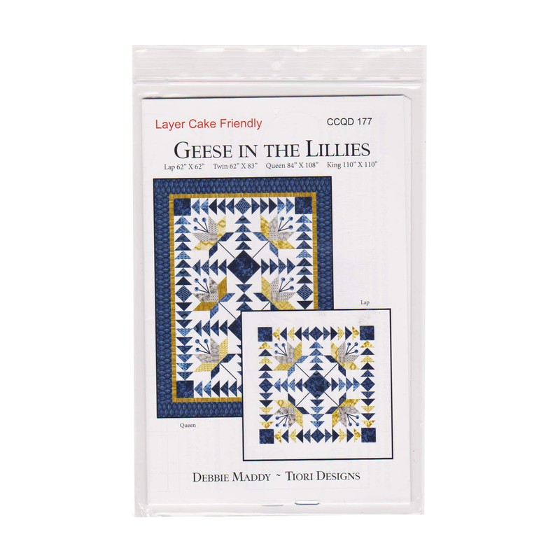 Calico Carriage Quilt Designs Geese in The Lillies Pattern, 6