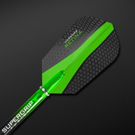 Harrows Retina Dart Flights - 5 Sets - 15 - 100 Micron Extra Strong - Slim - Green