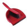 Jantex Soft Dustpan and Brush Set, Red, 220mm Wide, Colour