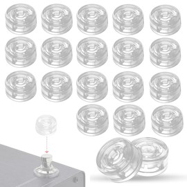 FUNNTY 20 Pcs Guitar Effects Pedal Footswitch Toppers, Guitar Effects Pedal Cap, Effect Pedal Buttons, Pedal Knob Caps Protection Cap for Guitar