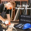 ZIORS Portable Zipper Saw Blade Storage Case,Empty Case for Sawzall