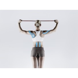 Sports Tex "Kinesiology Tape", 5cm X 5M, BLUE, Single Roll " Made in Korea" Tape (Also Available in Black, Purple, Yellow, Red, Pink, and Blue)