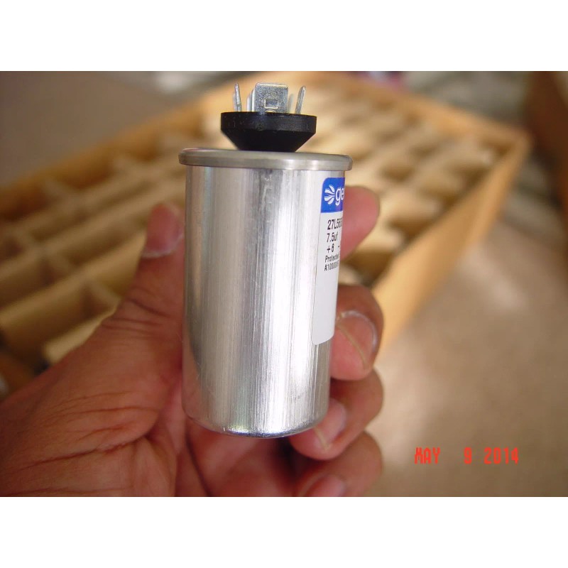 GE Capacitor Oval 7.5uf 370v volt VAC Blower Fan Motor