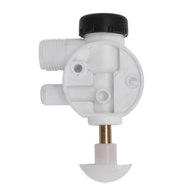 RV Toilet Water Valve Assembly, Plastic Stable Toilet Valve Kit