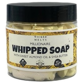 Millionaire Whipped Soap - Shower Fluff - Body Wash - Shaving Cream - Whipped Soap Gift - 150g