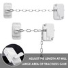 3 Pieces of White Window Safety Lock, Multi-Function Safety Lock,