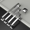 Amerdeco 10 Pack Polished Chrome Cabinet Pulls 3-3/4 Inch(96mm) Hole