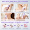 Edecor Depiladora Eléctrica Rasuradora Mujer Doble Cabezal