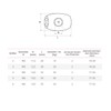 Seilwerk STANKE Wire Rope Clamp Egg-Shaped Wire Ropes Aluminium Silumin