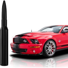 4 Inch Short Aluminum Antenna for Ford Mustang (1994-2009), Ford Mustang Antenna, Antenna Replacement Mast for Ford Mustang