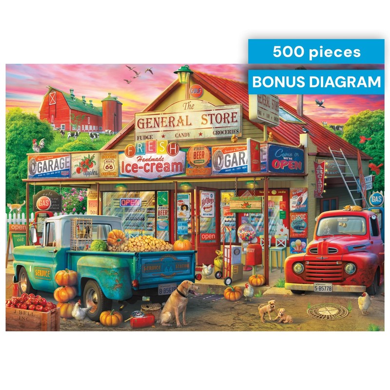 Buffalo Games - 500 piece Jigsaw Puzzle - Americana Collection
