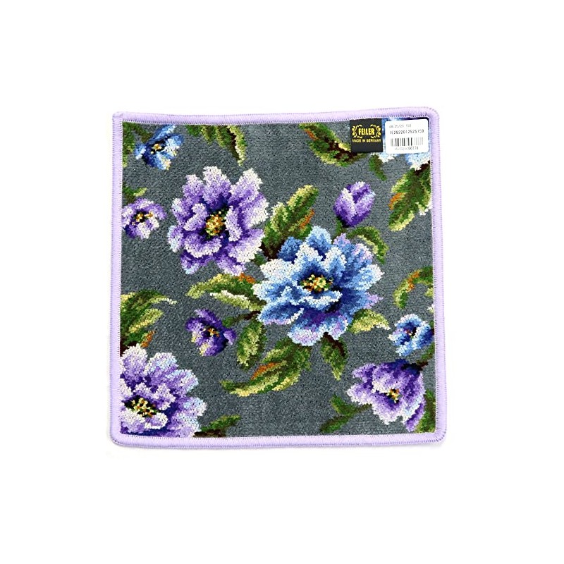 FEILER AMETHYST BLOOM Amethyst Bloom Handkerchief, 9.8 x 9.8 inches