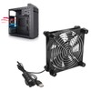 140mm USB Fan for Computer Cases, 3 Speed 2800RPM Silent