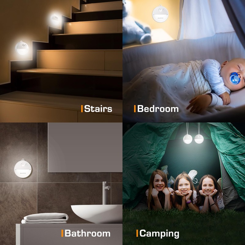 EverBrite LED Motion Sensor Night Light, Dimmable Night Lights with