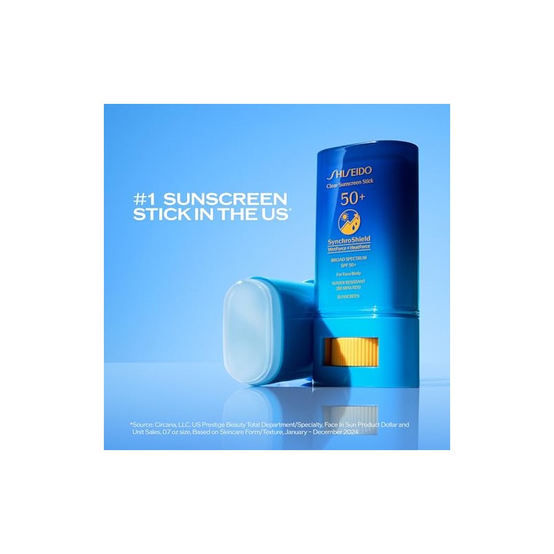 Clear Sunscreen Stick SPF 50 Plus by Shiseido for Unisex