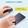 Sanwa Supply MA-WBL164BK Quiet Wireless Blue LED Mouse (for Left
