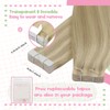 YoungSee Invisible Tape in Hair Extensions Blonde Highlighted Tape in