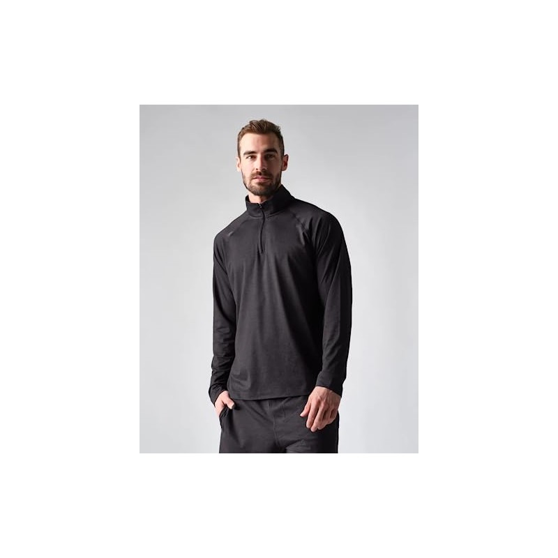 Rhone Men's OOO 1/4 Zip (Black, Small)