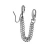 JAY-PEE Army Saber Chain Chrome Secure and Reliable Attachment for