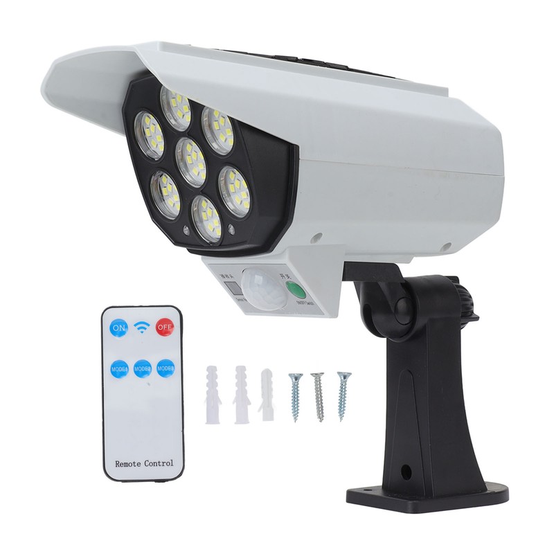 Solar Induction Light Security Camera Shape High Safety IP64 Waterproof