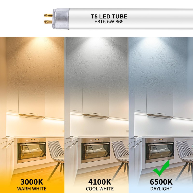 Wesome Lighting 12 Inch F8T5/DL LED Replacement Bulbs, 6500K Daylight,