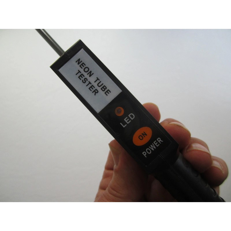 New Neon tube tester sign fluorescent lamp Handheld portable battery