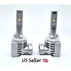 MHK Lighting 2 Ultra LED headlight bulbs for Deere XUV 825i S4 (SN. 080,001 - ) Gator 12v 55w