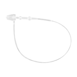 Luckious 1000 PCS of Plastic Tag Cord, Clear Label Fastener, Security Jewellery Label Ring for Pricing, for Clothes Price Tag, Cable Tie (10cm)