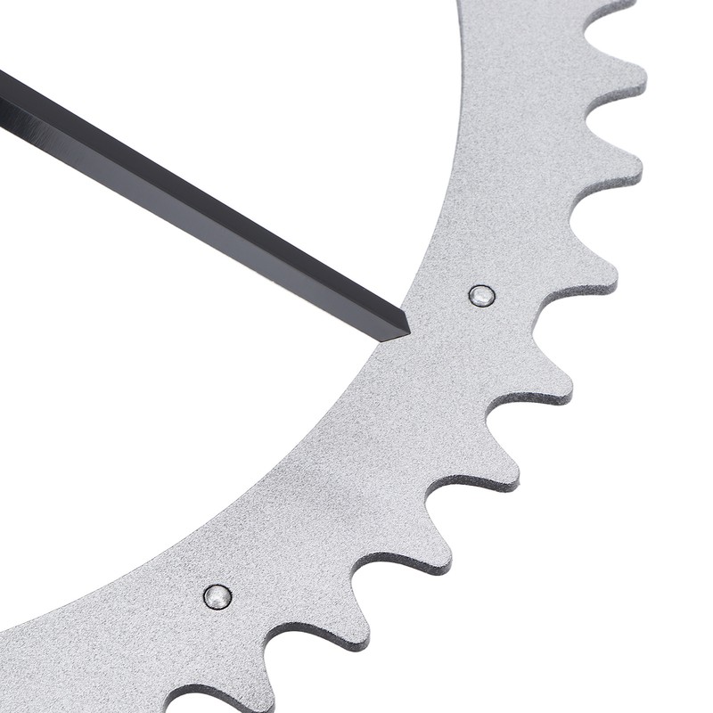 Simple Wall Clock Hollow Gear Frameless Design Hanging Clock with
