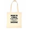 Print4U Shopping Tote Bag For Life Born In 1985 40th